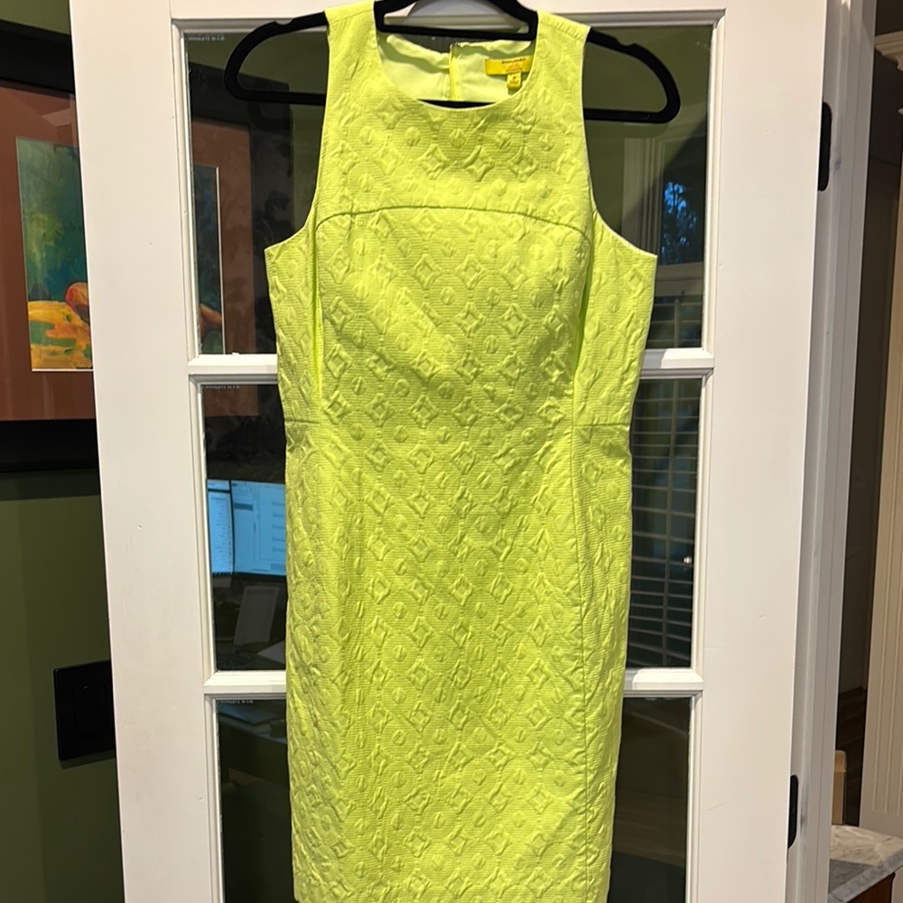 Banana Republic x Milly neon dress 8